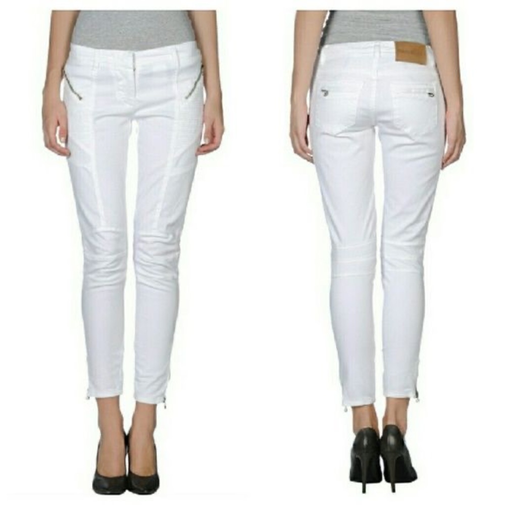 Pierre Balmain White Skinny  Jeans